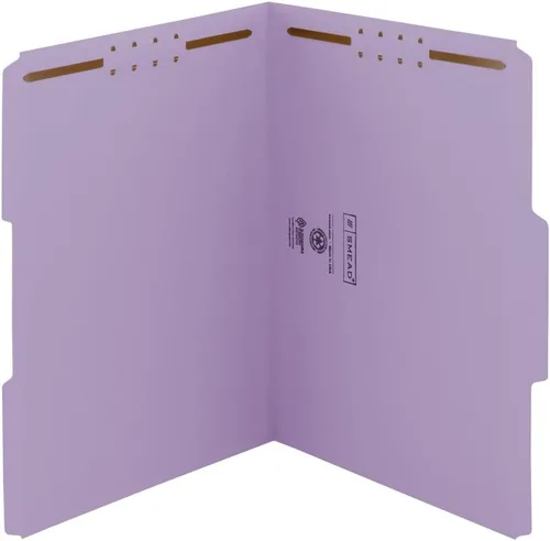 Vista 15 de Smead carpeta reforzada tamaño carta, 50 por caja, Variados