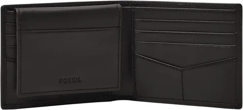 Vista 3 de Fossil Men's Derrick Leather RFID-Blocking Bifold Passcase with Removable Card Case Wallet