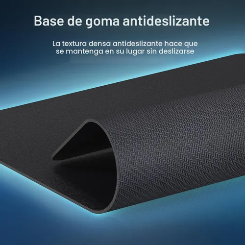 Vista 4 de Senetem Paquete de 4 alfombrillas de mouse para juegos ultra suaves, base de goma antideslizante, superficie lavable para mouse con cable e