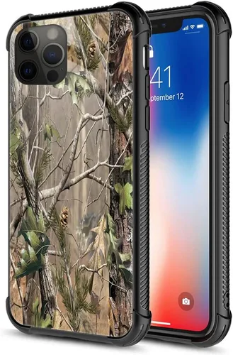 Vista 18 de ZHEGAILIAN Funda para iPhone 13, parte trasera de vidrio templado + funda protectora de TPU de silicona suave con diseño de munición