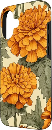 Vista 2 de Watercolor Marigold Flower Case for iPhone 16