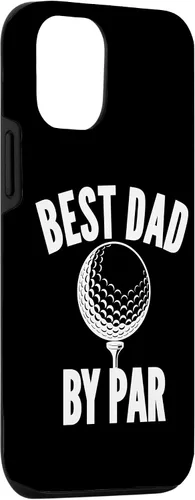 Vista 3 de iPhone 15 Best Dad by Par Golf Golfing Daddy Cute Funny Saying Case