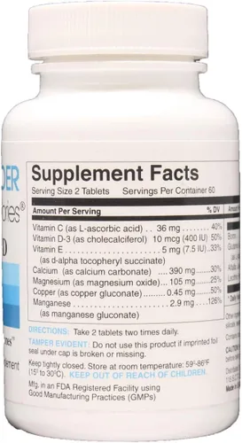 Vista 2 de Wonder Laboratories Cal-Plex-D Calcio y magnesio vitamina D3 + otros elementos esenciales para huesos fuertes, apoyo muscular y apoyo inmunológico*