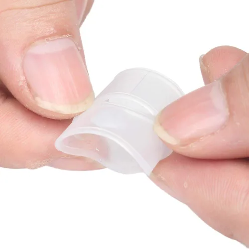 Vista 6 de Corrector de uñas encarnadas, 2 piezas de herramienta de corrección de uñas encarnadas de silicona, corrector de uñas encarnadas, tratamiento