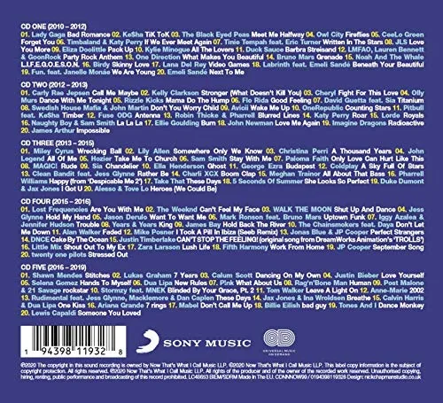 Vista 2 de Now 100 Hits The Decade 2010s Various