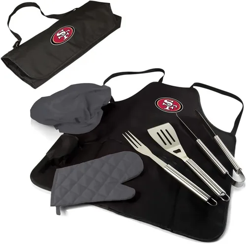 Vista 4 de Picnic TIME NFL BBQ Delantal Tote Pro Grill Set