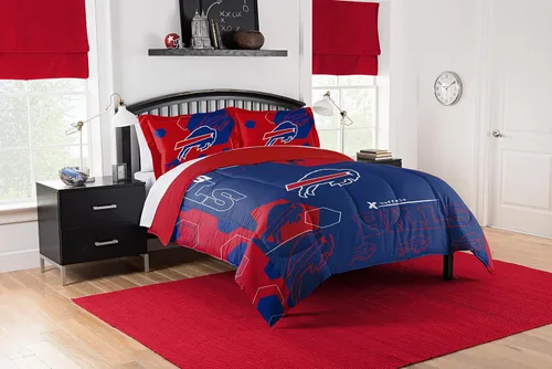 Vista 52 de Northwest NFL Unisex-Adult Comforter and Sham Set Safety