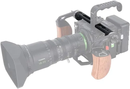 Vista 7 de NICEYRIG Riel NATO extendido con adaptadores de montaje de roseta duales, riel de liberación rápida de 6.5 pulgadas de largo para cámara de cine RED