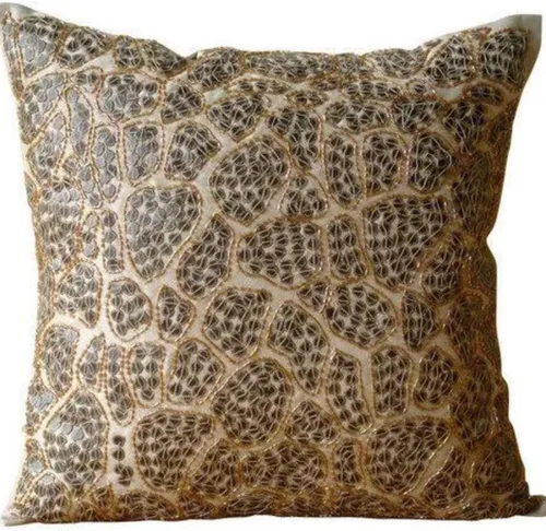 Vista 22 de The HomeCentric Fundas de almohada decorativas beige de 12 x 12 pulgadas (11.8 x 11.8 in), encaje de yute y almohadas marroquíes para sofá
