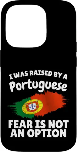 Vista 17 de I was Raised by a Portuguese Portugal Flag Gift Son Daughter Case for iPhone 16