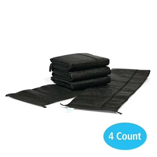 Vista 3 de PIG Barrera de agua – Bolsas de arena sin arena para inundaciones – Paquete de 4 – 5 pies de largo x 6.5 pulgadas de ancho x 0.25 pulgadas de alto