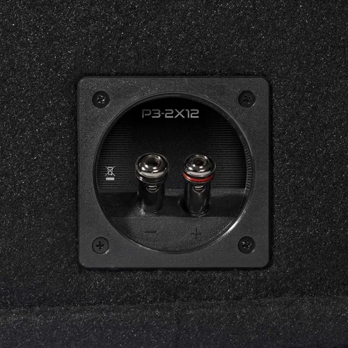 Vista 4 de Rockford Fosgate Punch P3-2X12 - Subwoofer cargado de 12 pulgadas en caja con puerto Woofers duales, serie P3