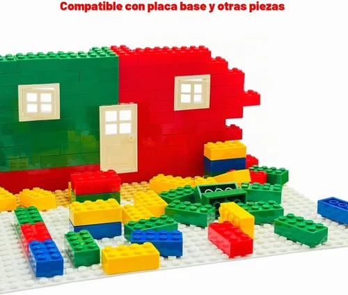 Vista 10 de Taken All Juego de 120 bloques de construcción clásicos de bloques de construcción MOC de 2 x 4 piezas de ladrillos básicos de construcción, piezas