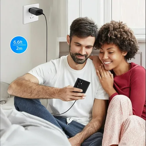 Vista 7 de Cargador USB C de 30 W para iPhone 15/15 Pro Max/15 Pro/15 Plus/Samsung Galaxy S23 Ultra/S23/S23+/S22/S22 Ultra/S22+/S22+/S21 Ultra/S20 Ultra/Note