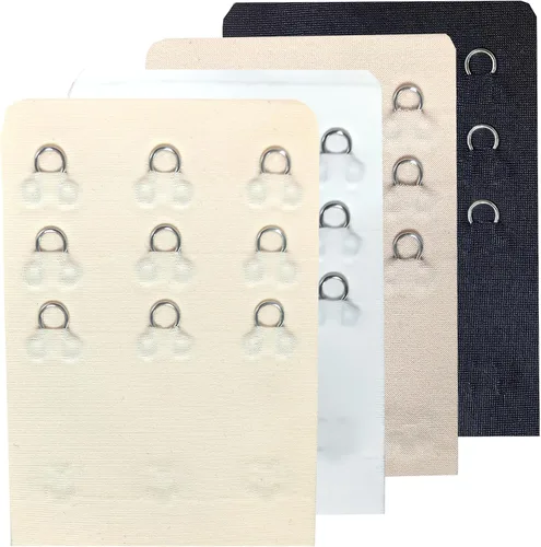 Vista 44 de SAMGU Extensores de brasier para mujer, 2 ganchos, 3 ganchos, 4 ganchos, 5 ganchos, 6 ganchos, correa de extensión de brasier elástica suave 2