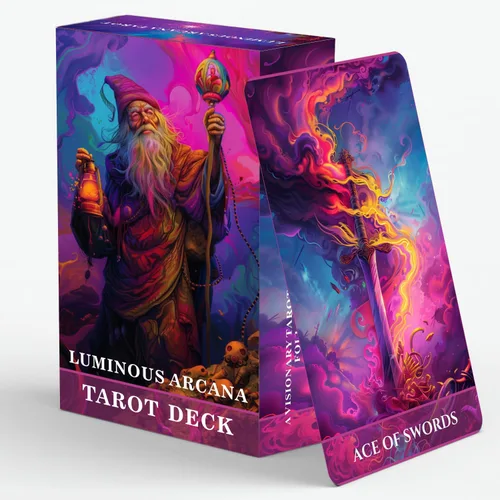 Vista 10 de Heartstring Oracle Cards, Twin Flame Love Oracle Cards, Oracle Deck y cartas de tarot para principiantes, 56 cartas con una guía detallada