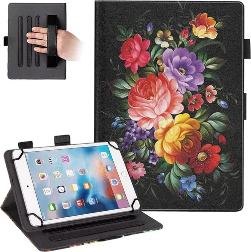 Vista 31 de Dteck Funda Universal (7.9" a 8.4") - Funda Protectora con Soporte Plegable para Apple iPad mini/Samsung Galaxy Tab 8.0 8.4 /Lenovo Tab 8" /onn.