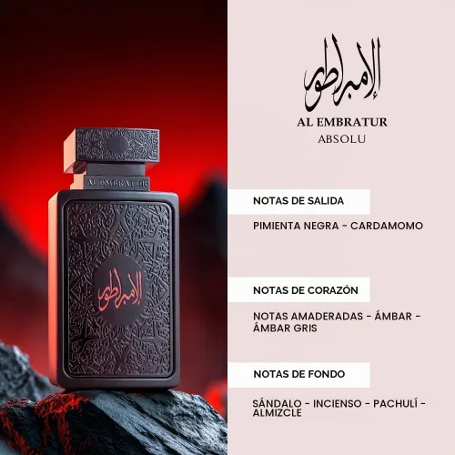 Vista 3 de zimaya Al Embratur Absolu Pour Homme Eau de Parfum, 3.4 fl oz (3.4 oz)