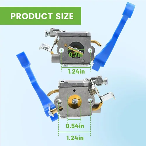 Vista 4 de 590460102 Carburador para Husqvarna 125B 125BX 125BVX Reemplaza Zama C1Q-W37 con filtro de aire 545112101 581798001 Kit de línea de combustible
