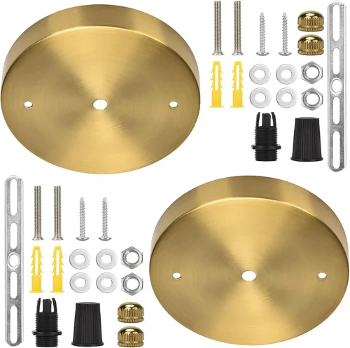 Vista 9 de Sangle Sopffy - Kit de toldo de luz colgante, kit de toldo de iluminación de techo de 5 1/8 pulgadas con todos los accesorios de montaje, cubierta