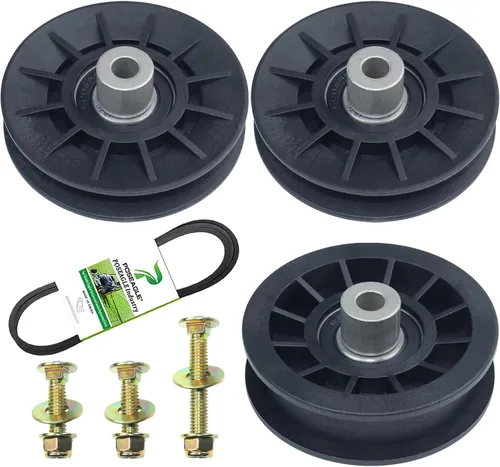 Vista 17 de 532196106 Husqvarna Polea tensora para Husqvarna 54" Z254f Z254 Deck Replaces 532197379 Craftsman 197379 196106 Idler Pulley for Husqvarna 54