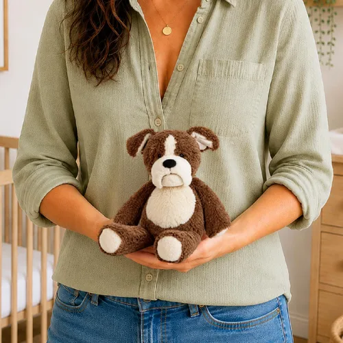 Vista 2 de Mary Meyer - Peluche de zoológico de malvaviscos, 13 pulgadas, Bulldog Bradley