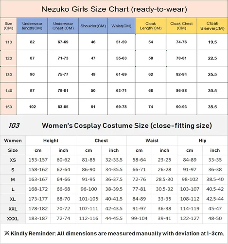 Vista 5 de Cosfun Mujeres Nezuko Kamado Cosplay traje Kimono para Halloween mp005091
