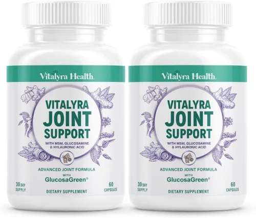 Vista 10 de Vitalyra Suplemento de apoyo articular - Glucosamina, MSM y cúrcuma Hombres y Mujeres