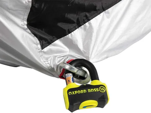 Vista 5 de Oxford - Funda protectora Aquatex para motocicletas al aire libre Negro/Plateado