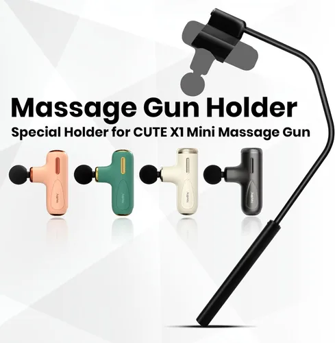 Vista 2 de Soporte para Pistola de Masaje para la Espalda, Compatible con la Mayoría de Pistolas de Masaje Súper Mini, para Áreas de Difícil Acceso