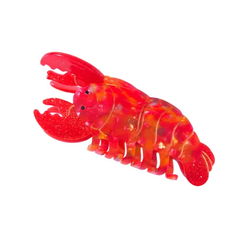 Vista 15 de Pinza grande con forma de pulpo, pinza de criatura marina, pinzas de acetato para el cabello, pinzas grandes para mujeres