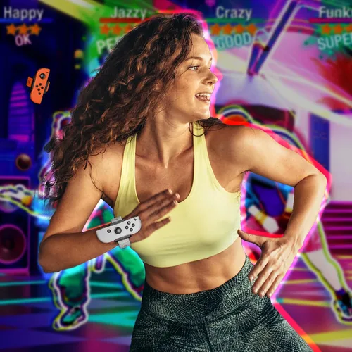 Vista 6 de Upgraded Wrist Bands for Just Dance 2024 2023 2022 2021 Switch and for Zumba Burn It Up, Soft Silicone Dance Straps for Switch & Switch OLED Joy Con