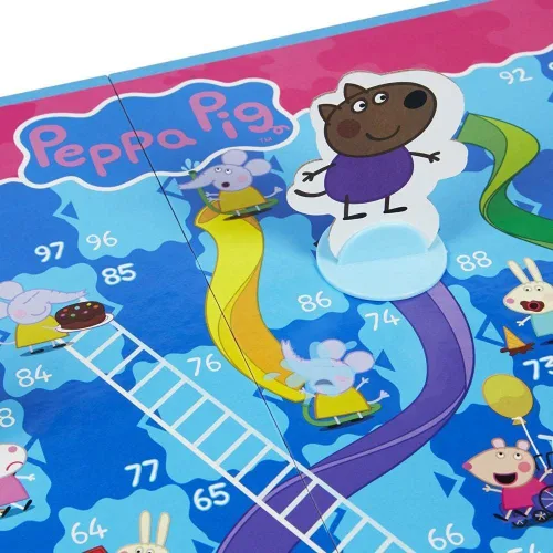 Vista 7 de Hasbro Gaming Toboganes y escaleras: Edición de Peppa Pig Juego de mesa para niños de 3 años en adelante, juegos preescolares para 2-4 jugadores