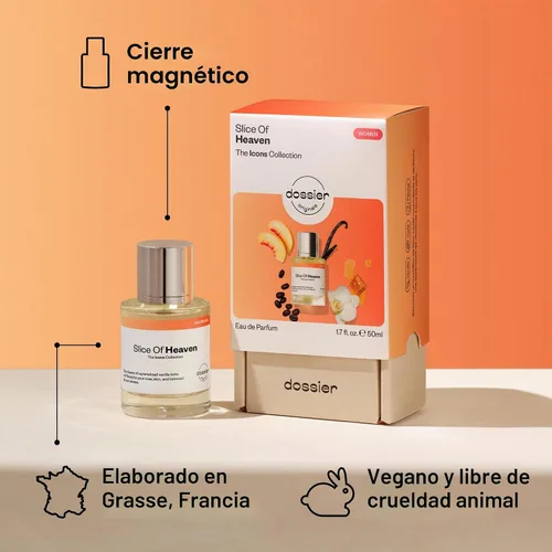 Vista 4 de Dossier Original Eau de Parfum - Rebanadas del Cielo - Para mujer - 50 ML Perfume de larga duración elaborado en Francia