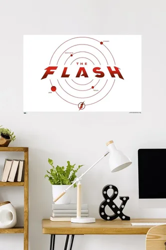 Vista 12 de Trends International DC Comics Movie The Flash - Póster de pared de la línea de tiempo