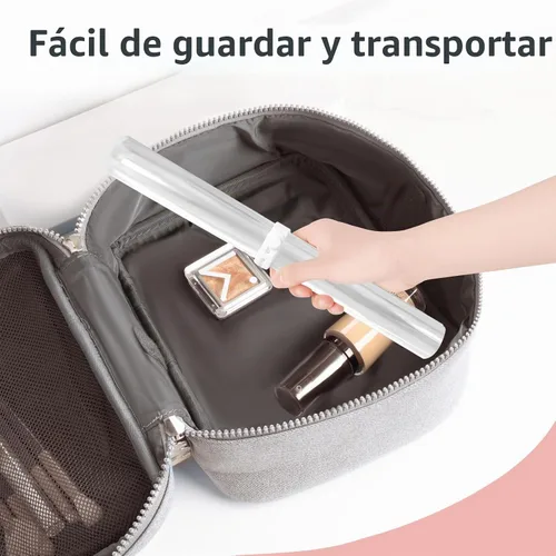 Vista 6 de Alfombrilla de maquillaje de silicona para tocador, 15.4" x 11.6" resistente al calor, alfombrilla de escritorio transparente, fácil de limpiar