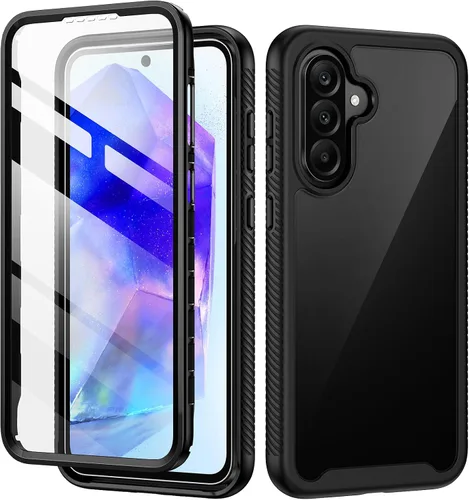 Vista 20 de seacosmo Diseñada para funda de teléfono Galaxy A14 5G, cubierta de cuerpo completo a prueba de golpes, con protector de pantalla integrado, funda