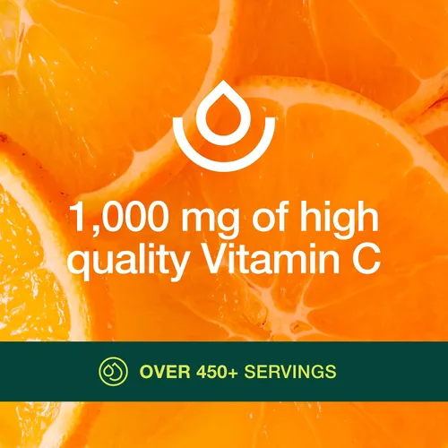 Vista 5 de Fresh Nutrition Suplemento de vitamina C en polvo de 1 libra, apoyo inmunológico puro y potente, 1000 mg por cucharada, delicioso sabor, vegano, sin