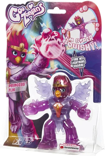 Vista 4 de GOOZONIAN Hero Pack Princess FLIK. Juguete elástico y blando para niñas. Descubre encantos ocultos. Figuras de acción coleccionables. Regalo