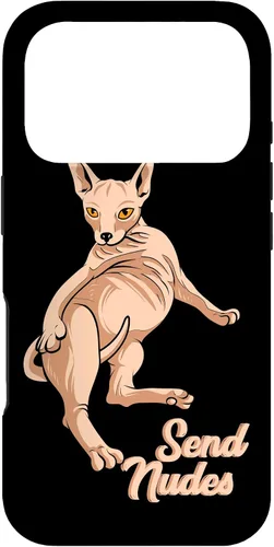 Vista 28 de Send Nudes - Nude Cat - Hairless Sphynx Cat Case for iPhone 17
