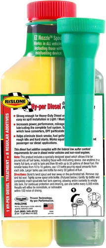 Vista 2 de Rislone 4740 Hy-per Diesel - Tratamiento completo con sistema de combustible, 16.9 onzas, 1 paquete