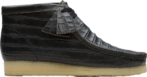 Vista 50 de Clarks Wallabee Chukka Botas para hombre cera de abeja cuero