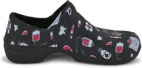 Vista 4 de Comfort Trends Zuecos para mujer, zapatos de enfermera, zuecos de jardín