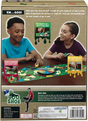 Vista 2 de Goo on My Shoe - Juego de mesa familiar tonto y pegajoso - Hecho por niños para niños - para mayores de 4 años - 2-4 jugadores