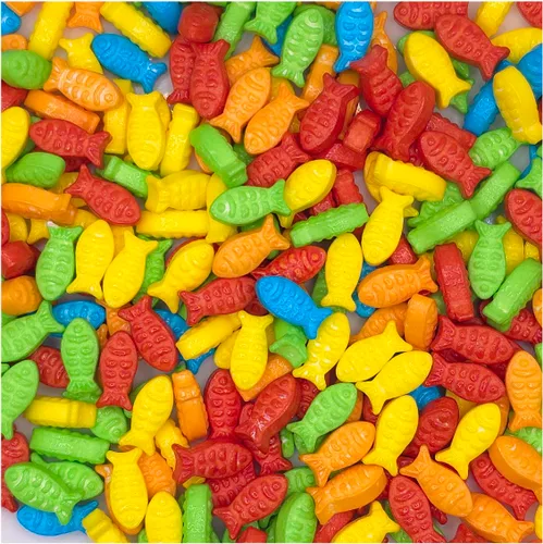 Vista 15 de NCS Gránulos comestibles en forma de tiburón – Decoración de cupcakes azules, pasteles y galletas, 7 onzas