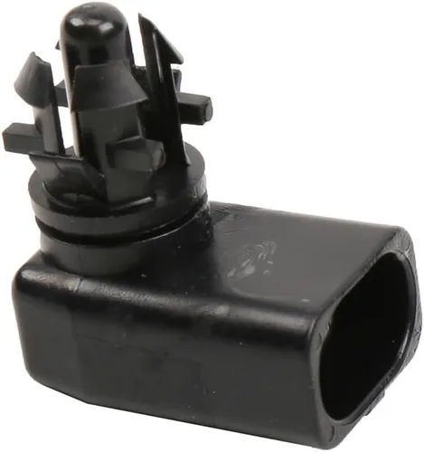 Vista 2 de Conjunto de sensor de temperatura de aire ambiental original ACDELCO 25775833 GM, con 2 terminales y 2 tiras de alineación