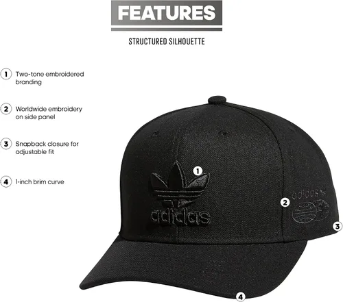 Vista 2 de adidas Originals Men's Modern Structured Adjustable Fit Hat