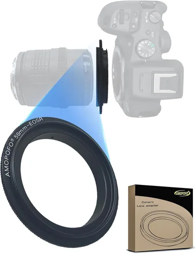 Vista 14 de Anillo inverso de lente macro de 1.929 in compatible con Canon EF-S 90D 80D 70D 60Da 60D 50D 40D 30D T6 T7 T5 SL3 SL2 T8i T7i T6i T6s T5i con lente