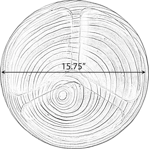 Vista 4 de Plato de madera con 3 seccionales, bandeja dividida para servir con acabado negro quemado, tabla de charcutería Lazy Susan para mesa de comedor