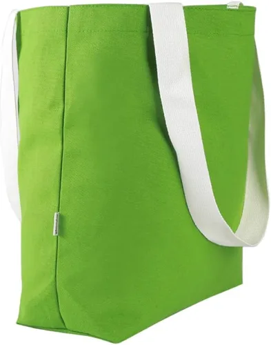 Vista 11 de Durable 100% algodón 12oz lona resistente extra grande bolsa de comestibles bolsa de playa bolsa de compras bolsa multiusos